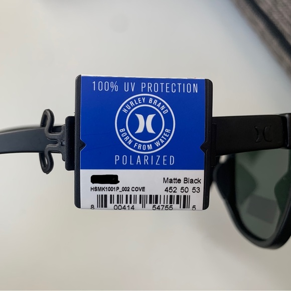 Polarized. 100% UV Protection. All black - Picture 3 of 3